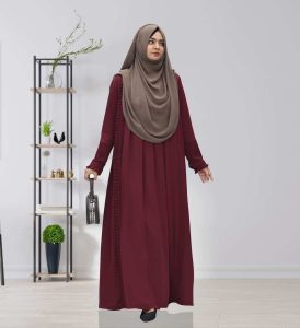 Borka Dubai Cherry Fabric kuchkata Gown Borka Unique Style. - Image 4
