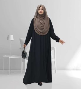 Borka Dubai Cherry Fabric kuchkata Gown Borka Unique Style.